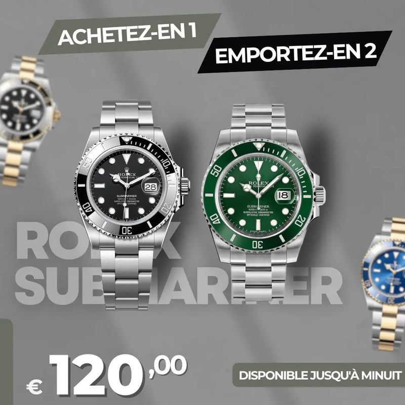 Rolex Submariner Date 40 mm [PAYERZ-EN 1, EMPORTEZ-EN 2] 