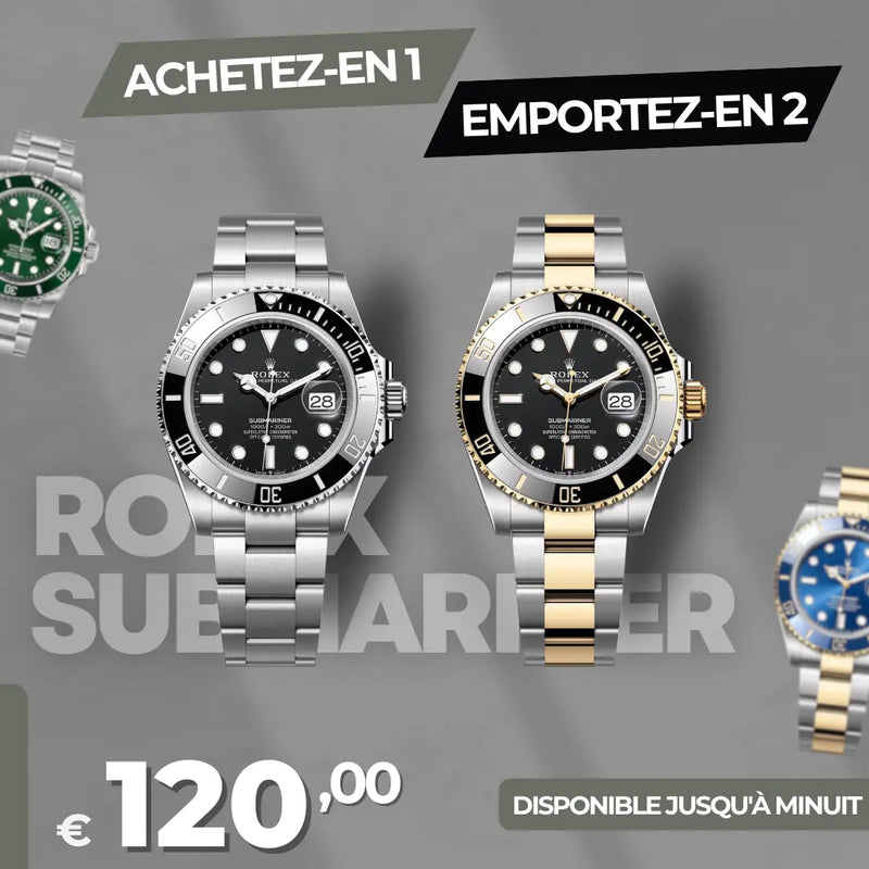 Rolex Submariner Date 40 mm [PAYERZ-EN 1, EMPORTEZ-EN 2] 