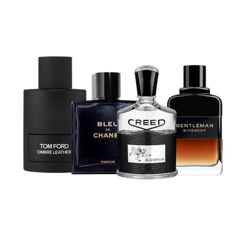 Coffret Gentleman - Bleu de Chanel, Tom Fort Ombre, Gentleman Réserve, Creed Aventus (ACHETEZ 2, OBTENEZ 4) 