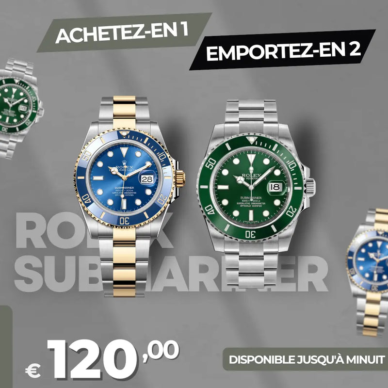 Rolex Submariner Date 40 mm [PAYERZ-EN 1, EMPORTEZ-EN 2] 