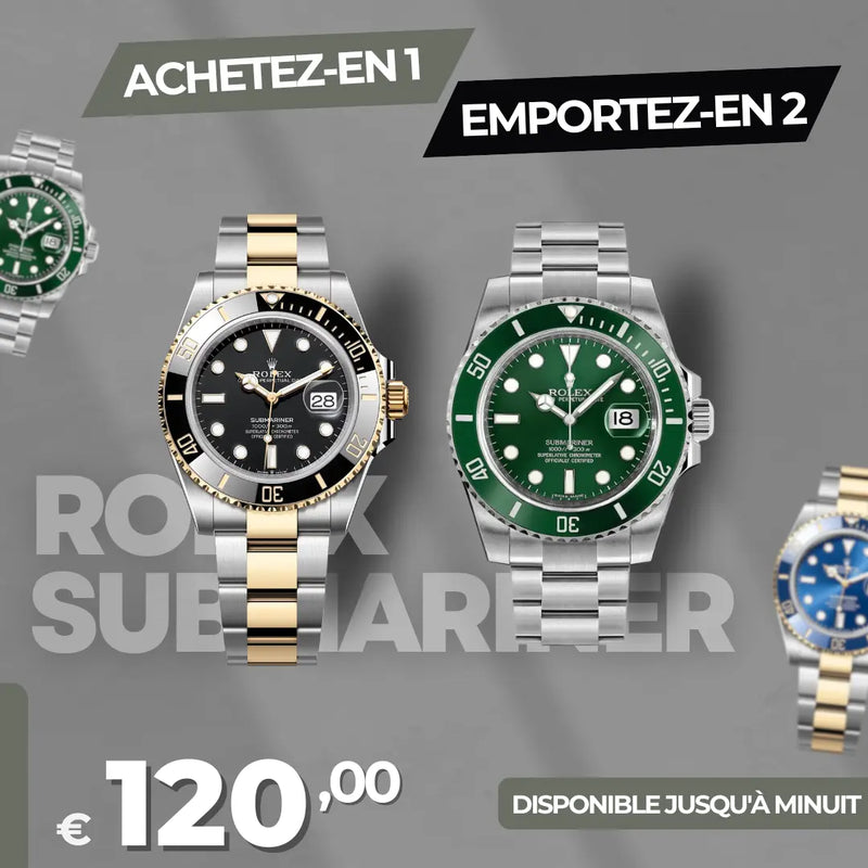 Rolex Submariner Date 40mm [PAYERZ-EN 1, EMPORTEZ-EN 2]