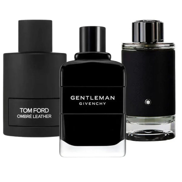 Cuir Ombre Tom Ford, Givenchy Gentleman, Montblanc Explorer