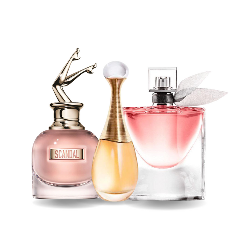 4 Parfums - Miss Dior, Scandal, J'Adore et La Vie Est Belle (BUY 2, GET 4)