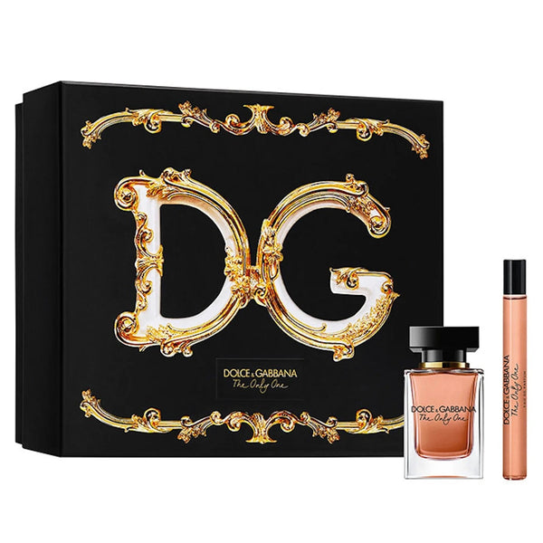 Coffret cadeau de parfum pour femme Dolce &amp; Gabbana The Only One Eau de Parfum Spray (50 ml) avec EDP 10 ml