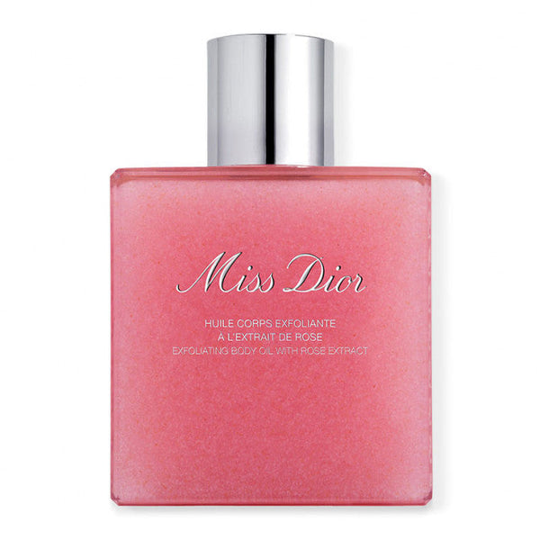 Huile exfoliante pour le corps Miss Dior à l'extrait de rose